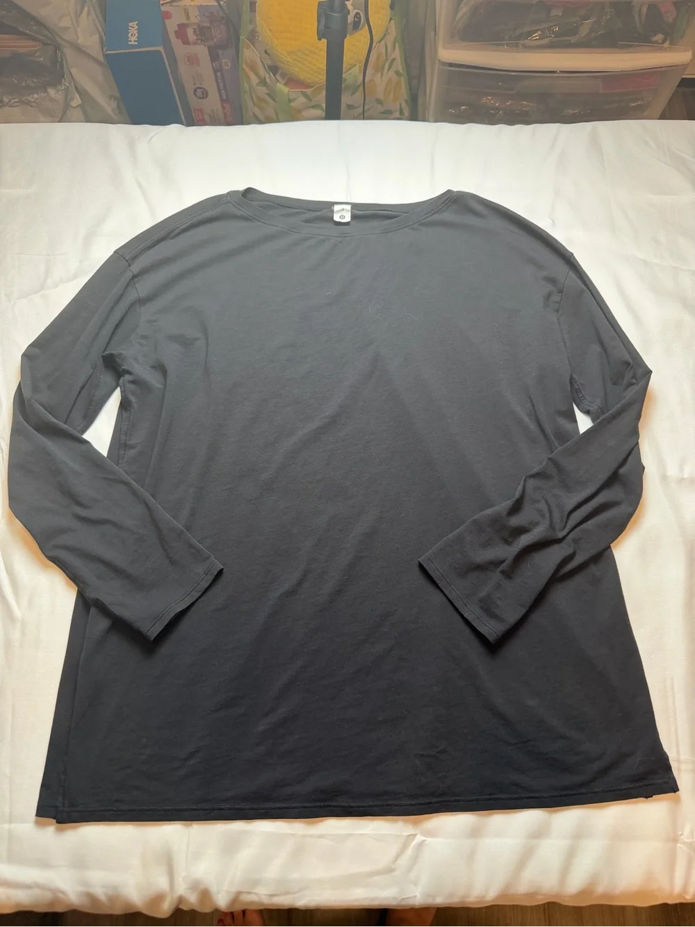 lululemon athletica Black Long-Sleeve Crew Shirt